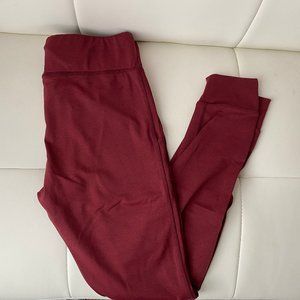 Crop Shop Boutique Maroon Jights